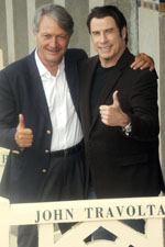 John Travolta et le maire de Deauville