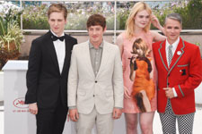 AJ Lewis, Alex Sharp, Elle Fanning, John Cameron Mitchell