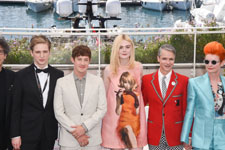 AJ Lewis, Alex Sharp, Elle Fanning, John Cameron Mitchell, Sandy Powell