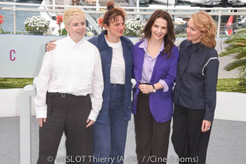 Présidente Jury « Un Certain Regard »  Molly Manning Walker, Présidente jury « Camera d'Or »  Alice Rohrwacher, Présidente Jury Juliette Binoche, Présidente jury court-métrage Maren Ade