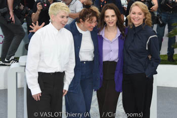 Présidente Jury « Un Certain Regard »  Molly Manning Walker, Présidente jury « Camera d'Or »  Alice Rohrwacher, Présidente Jury Juliette Binoche, Présidente jury court-métrage Maren Ade