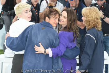 Présidente Jury « Un Certain Regard »  Molly Manning Walker, Présidente jury « Camera d'Or »  Alice Rohrwacher, Présidente Jury Juliette Binoche, Présidente jury court-métrage Maren Ade
