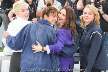 Présidente Jury « Un Certain Regard »  Molly Manning Walker, Présidente jury « Camera d'Or »  Alice Rohrwacher, Présidente Jury Juliette Binoche, Présidente jury court-métrage Maren Ade