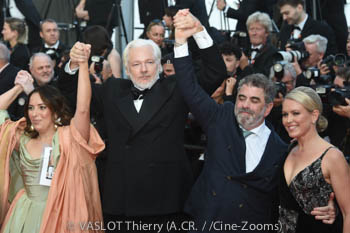 Stella Assange, Julian Assange, Eugene Jarecki, Jennifer Robinson