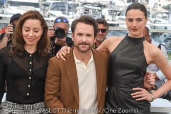 Aubrey Plaza, Charlie Day, Margaret Qualley