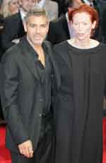 Tilda Swinton et Georges Clooney