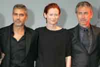 Tilda Swinton, Georges Clooney et Tony Gilroy