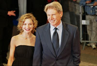 Calista Flokhart et Harrison Ford