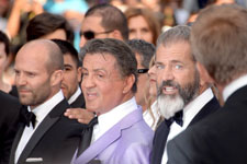 Jason Statham, Sylvester Stallone, Mel Gibson