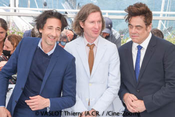 Adrian Brody, Wes Anderson, Benicio Del Toro