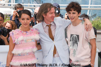 Lyna Khoudri, Wes Anderson, Timothée Chalamet