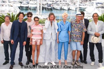 Stephen Park, Mathieu Amalric, Adrien Brody, Timothée Chalamet, Lyna Khoudri, Wes Anderson, Tilda Swinton, Bill Murray, Benicio Del Toro, Alexandre Desplat