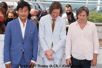 Stephen Park, Wes Anderson, Mathieu Amalric 