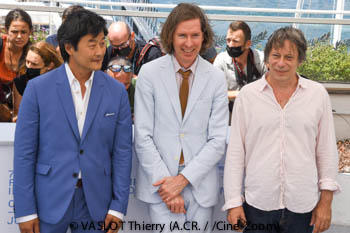 Stephen Park, Wes Anderson, Mathieu Amalric 