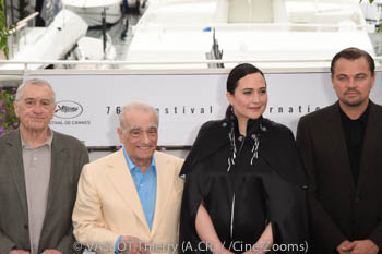 Robert de Niro, Martin Scorsese, Lily Gladstone, Leonardo DiCaprio