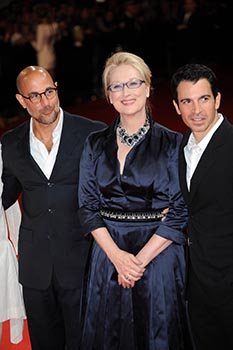 Stanley Tucci, Meryl Streep, Chris Messina