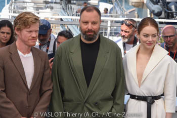 Jesse Plemons, Yorgos Lanthimos, Emma Stone