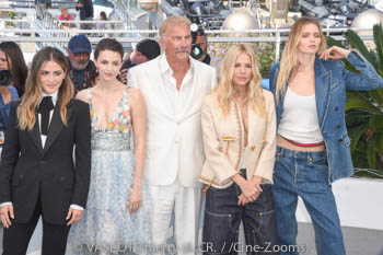 Isabelle Fuhrman, Ella Hunt, Kevin Costner, Sienna Miller, Abbey Lee Kershaw 