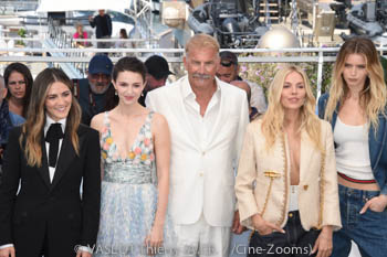 Isabelle Fuhrman, Ella Hunt, Kevin Costner, Sienna Miller, Abbey Lee Kershaw 