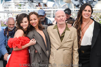 Selena Gomez, Zoe Saldana, Jacques Audiard, Karla Sofía Gascón 