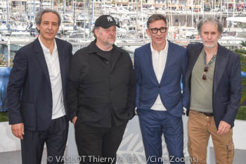 Alexandre Desplat, Grégory Gadebois, Michel Hazanavicius, Serge Hazanavicius