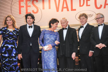 J.C. Chandord, Sibylle Szaggars, Gilles Jacob, Robert Redford, Thierry Fremaux
