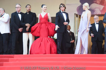 Greg Tarzan Davis, Hayley Atwell, Tom Cruise, Pom Klementieff, Simon Pegg, Esai Morales, Tramell Tillman, Christopher McQuarrie, Hannah Waddingham