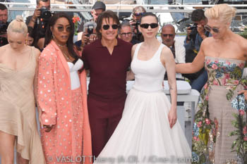 Pom Klementieff, Angela Bassett, Tom Cruise, Hayley Atwell, Hannah Waddingham