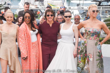 Pom Klementieff, Angela Bassett, Tom Cruise, Hayley Atwell, Hannah Waddingham