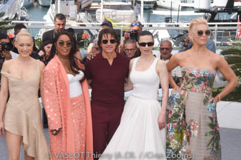 Pom Klementieff, Angela Bassett, Tom Cruise, Hayley Atwell, Hannah Waddingham