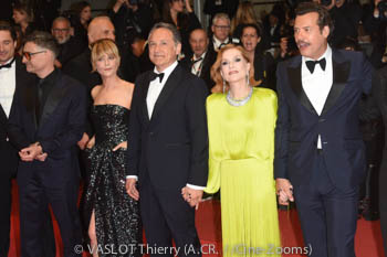 Mathieu Demi, Marina Fois, Thierry Klifa, Isabelle Huppert, Laurent Lafitte, Raphaël Personnaz