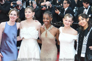 Babette Verbeek, Elsa Houben, Lucie Laruelle, Janaïna Halloy Fokan, Samia Hilmi 