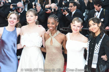 Babette Verbeek, Elsa Houben, Lucie Laruelle, Janaïna Halloy Fokan, Samia Hilmi 