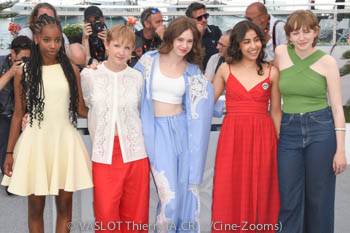 Lucie Laruelle, Janaïna Halloy, Babette Verbeek, Samia Hilmi, Elsa Houben