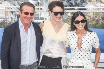 Dennis Quaid, Coralie Fargeat, Demi Moore Dennis Quaid, Coralie Fargeat, Demi Moore