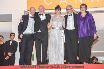 Paul Laverty, Dave Johns, Hayley Squires, Ken Loach,Rebecca O'Brien