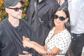 Demi Moore et son chien Pilaf