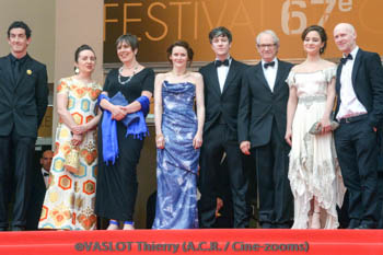 Rebeccca O'Brian, Simone Kirby, Barry Ward, Ken Loach, Aisling FRanciosi, Paul Laverty