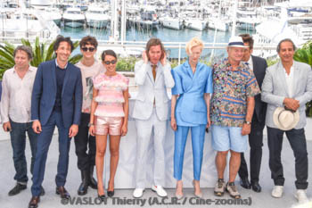 Stephen Park, Mathieu Amalric, Adrien Brody, Timothée Chalamet, Lyna Khoudri, Wes Anderson, Tilda Swinton, Bill Murray, Benicio Del Toro, Alexandre Desplat