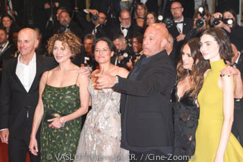 Neal H. Moritz, Dame Donna Langley, Michelle Rodriguez, Vin Diesel, Jordana Brewster, Meadow Walker