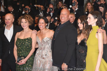 Neal H. Moritz, Dame Donna Langley, Michelle Rodriguez, Vin Diesel, Jordana Brewster, Meadow Walker 