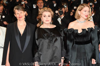 Camille Dalmais, Catherine Deneuve, Léa Seydoux, Malo Blanchet 