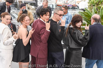 Kristine Froseth, Havana Rose Liu, Charles Melton, Nicolas Winding Refn, Sophie Thatcher, Pino Donaggio 