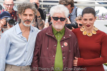 Leonardo Sbaraglia, Pedro Almodóvar, Bárbara Lennie 