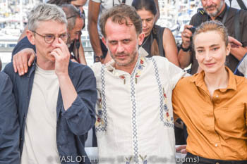 Swann Arlaud, Emmanuel Marre, Sandrine Blancke