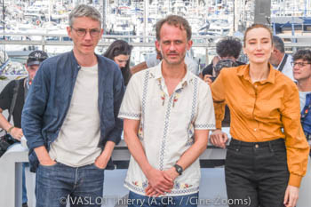 Swann Arlaud, Emmanuel Marre, Sandrine Blancke