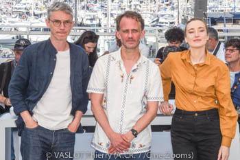Swann Arlaud, Emmanuel Marre, Sandrine Blancke