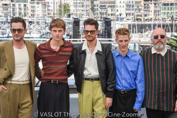 Michiel Dhont, Emmanuel Macchia, Lukas Dhont, Valentin Campagne, Angelo Tijssens