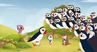NOUVEAUX COPAINS A PUFFIN ROCK