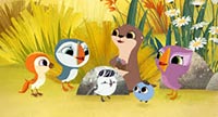 NOUVEAUX COPAINS A PUFFIN ROCK
